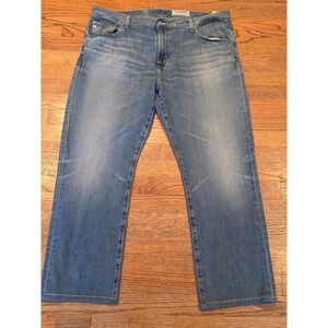 AG Adriano Goldschmied Everett Slim Straight Jeans Blue Denim 40R 1794DAS14YKSM